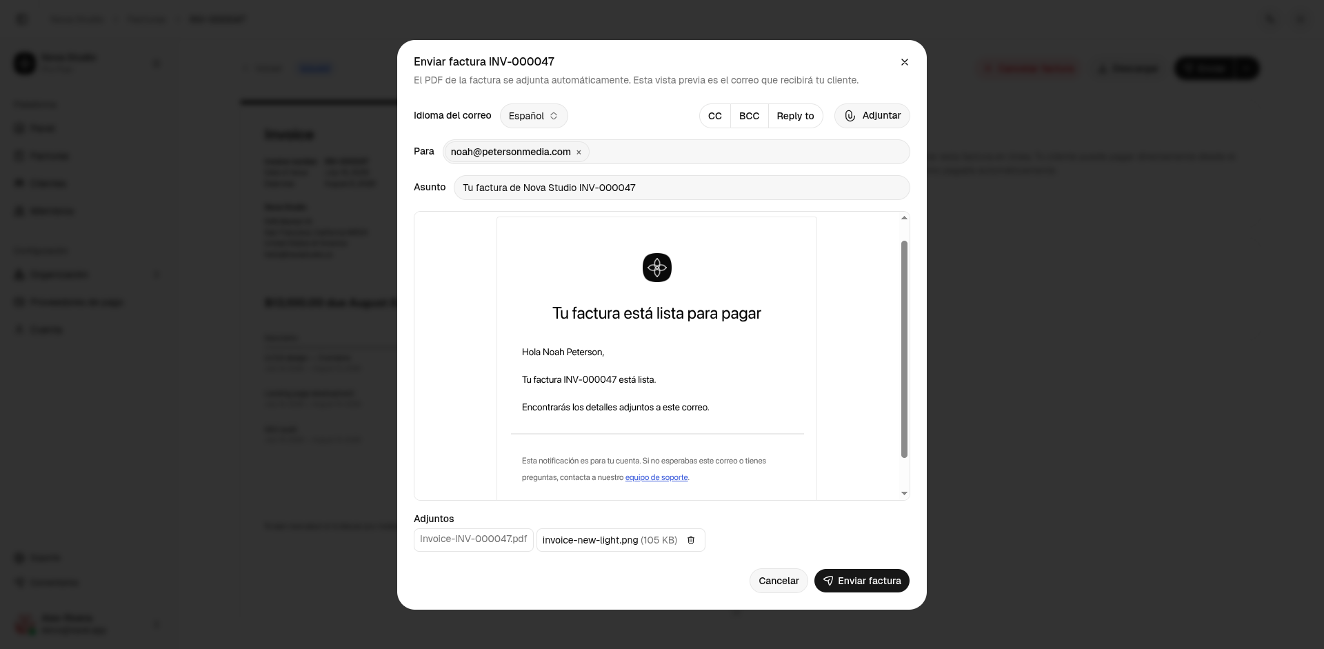 Email composer